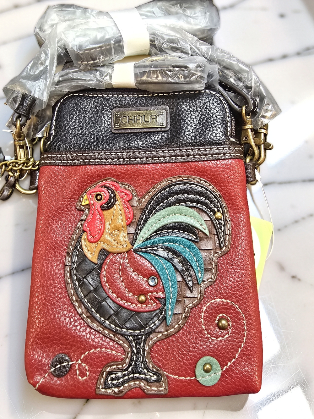 CHALA NWT Rooster Cellphone Crossbody Purse Bag